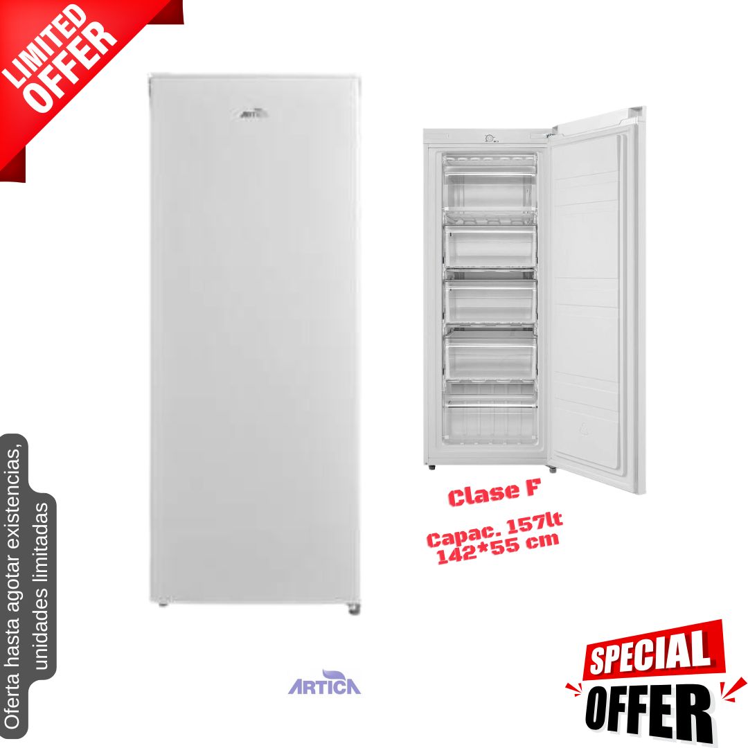 Congelador vertical Artica blanco 143*55cm AECV143550EW OFERTA