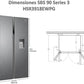 Frigorífico americano Haier inox 178*90cm HSR3918EWPG OUTLET