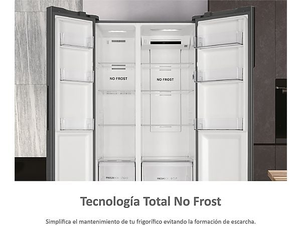 Frigorífico americano Haier inox 178*90cm HSR3918EWPG OUTLET