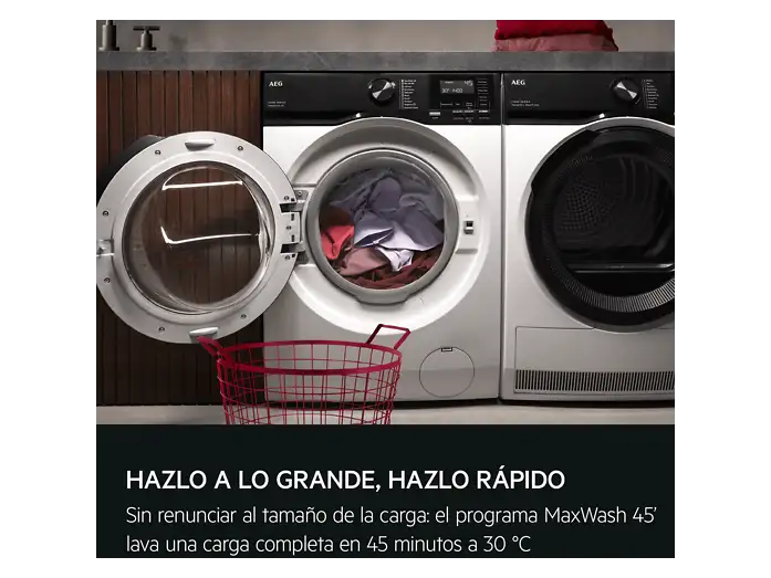 Lavadora AEG 9kg blanca 1400rpm (026384) OUTLET