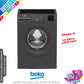 Lavadora Beko 10kg negra 1400rpm BM3WT31041A OUTLET