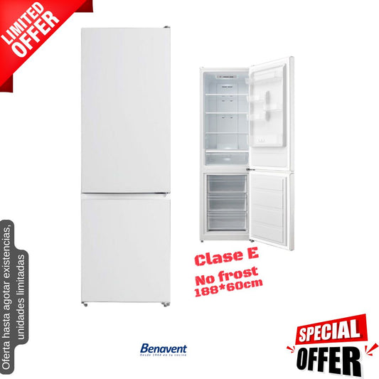 Frigorífico combi Benavent blanco 188*60cm CBM18860EW OFERTA