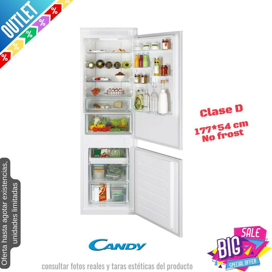 Frigorífico combi Candy integración 177*54cm CBT5518DW OUTLET