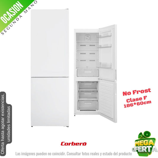 Frigorífico combi Corberó blanco 186*60cm CC294V22NFW OCASION