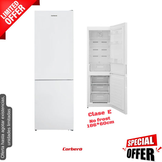 Frigorífico combi Corberó blanco 186*60cm CC594V24NFW OFERTA