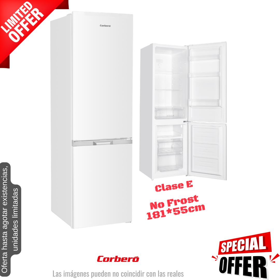 Frigorífico combi Corberó blanco 181*55cm (026307) OFERTA