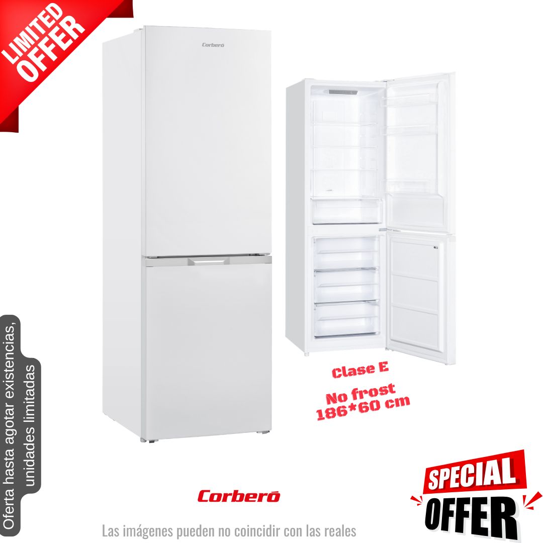 Frigorífico combi Corberó blanco 186*60cm (026298) OFERTA