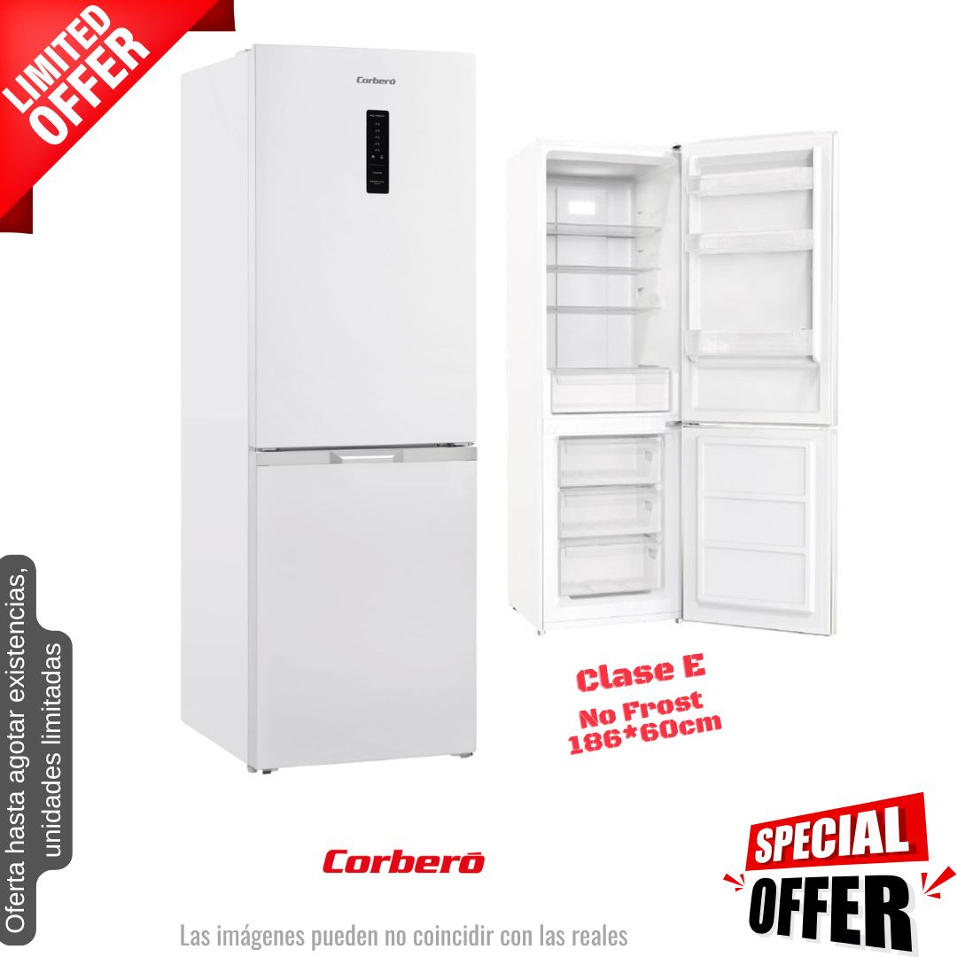 Frigorífico combi Corberó blanco 186*60cm (026299) OFERTA