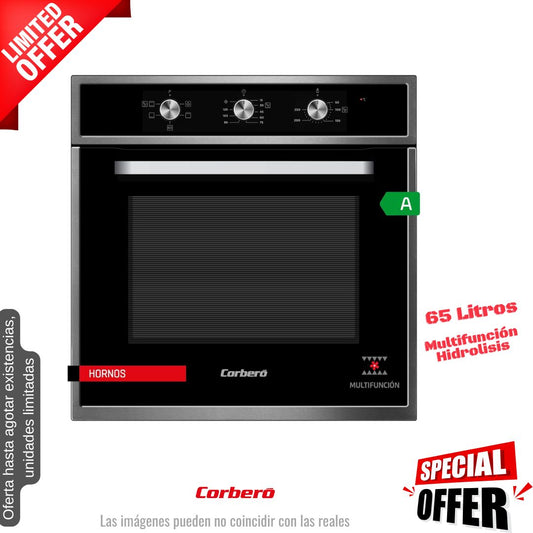 Horno Corberó negro multifunción 65lt (026345) OFERTA