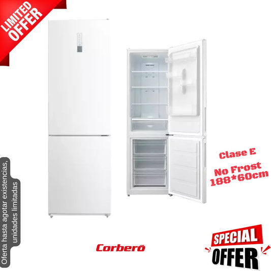 Frigorífico combi Corberó blanco 188*60cm CCM18824NFW OFERTA
