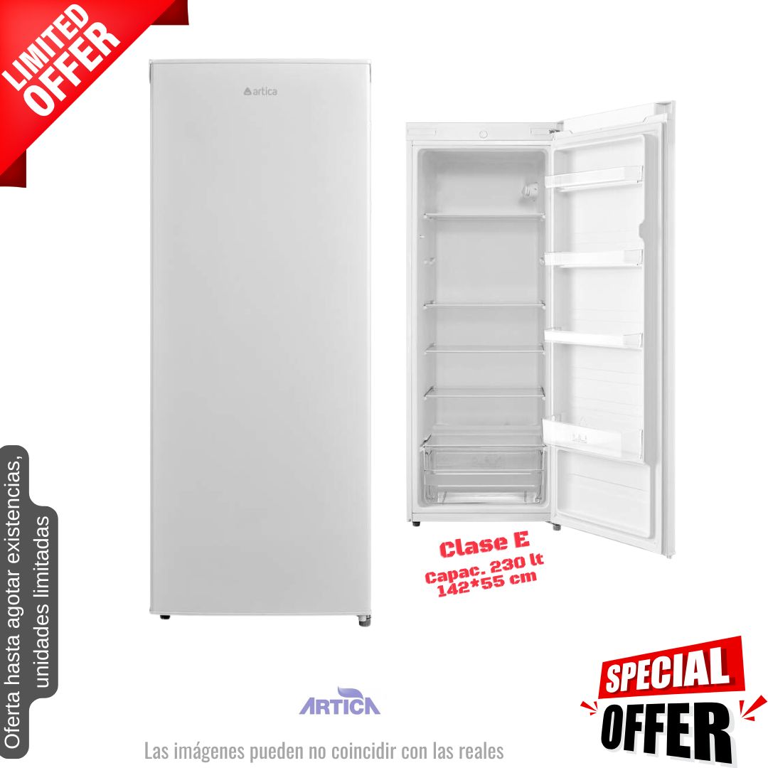 Frigorífico Artica blanco 1 puerta 142*55cm (026392) OFERTA