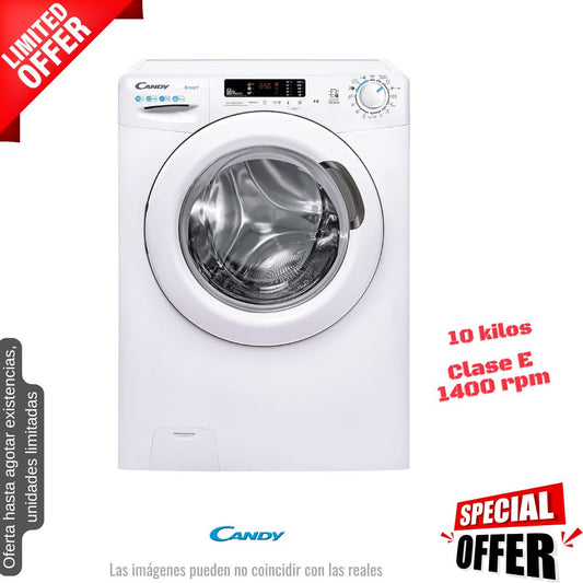 Lavadora Candy 10kg blanca 1400rpm CS14102DE1S OFERTA