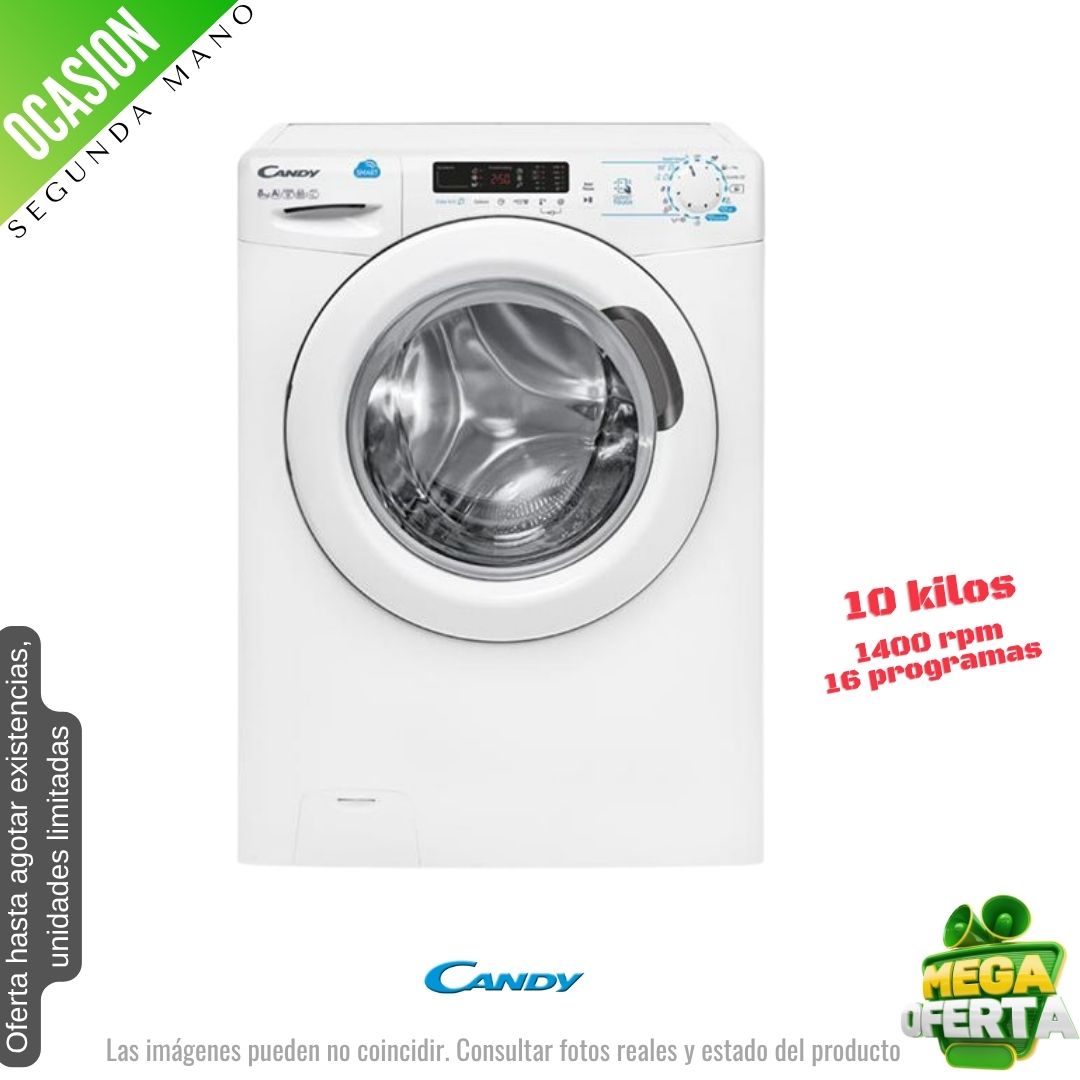 Lavadora Candy 10kg blanca 1400rpm (026370) OCASION