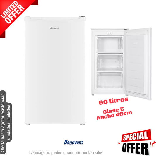 Congelador Benavent blanco 85*48cm (026009) OFERTA