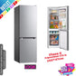 Frigorífico combi Logik inox 150*47cm LFC50S23 OUTLET