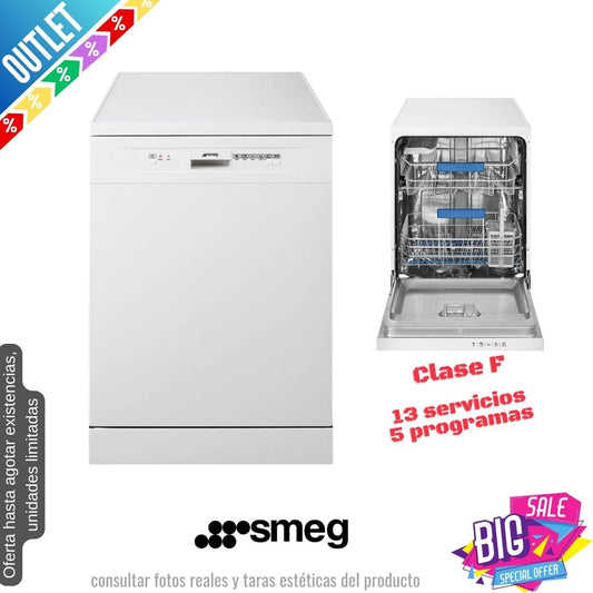 Lavavajillas Smeg blanco 60cm 13 servicios DFD13E1WH OUTLET