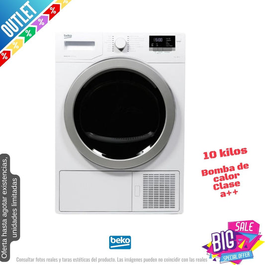 Secadora Beko 10kg bomba de calor blanca (026333) OUTLET