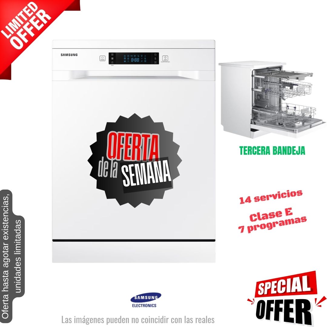 Lavavajillas Samsung blanco 60cm 14 cubiertos  (026183) OFERTA