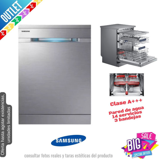 Lavavajillas Samsung inox 60cm 14 servicios DW60M9550FS OUTLET