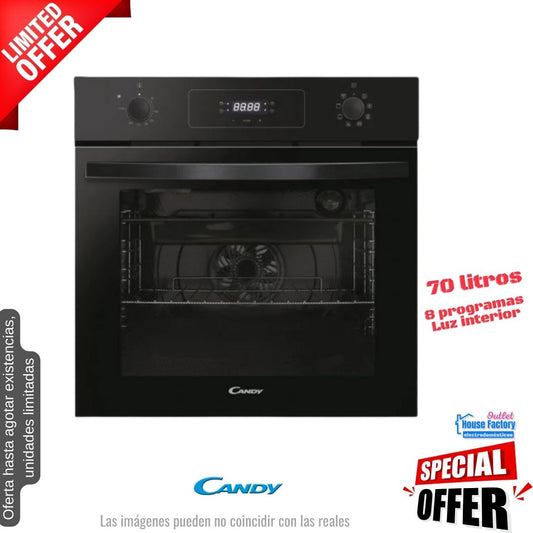 Horno Candy negro multifunción 70lt (026135) OFERTA