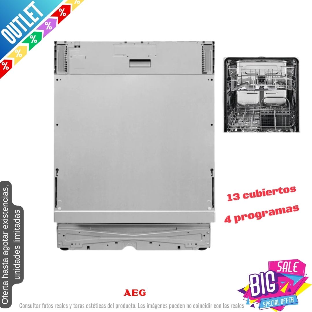 Lavavajillas AEG integración 60cm 13 cubiertos (026362) OUTLET