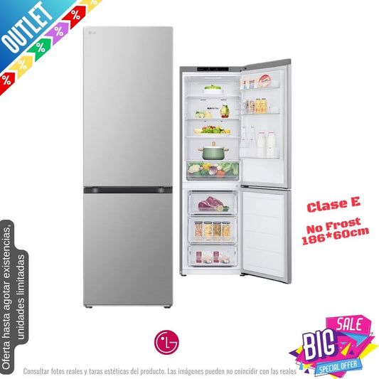 Frigorífico combi LG inox 186*60cm GBV21L0EPY OUTLET