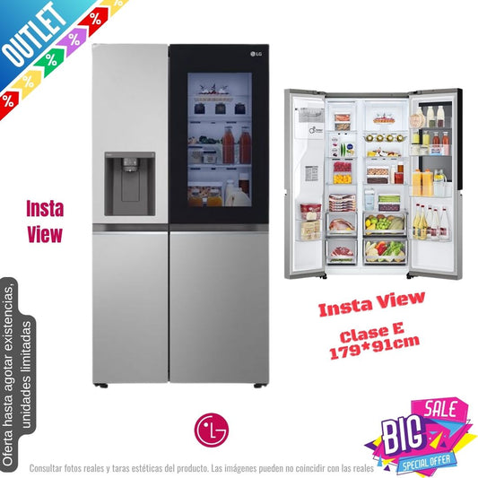 Frigorífico Americano LG inox GSGV81PYLL OUTLET