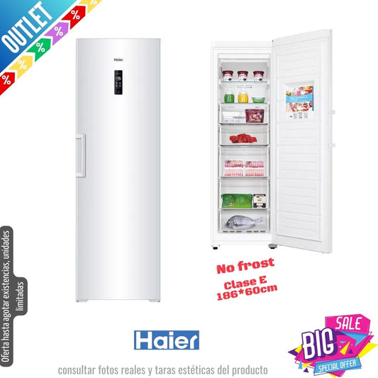 Congelador vertical Haier blanco 186*60cm H2F-255WSAA OUTLET