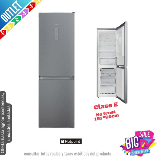 Frigorífico combi Hotpoint inox 191*60cm H5X820SX OUTLET