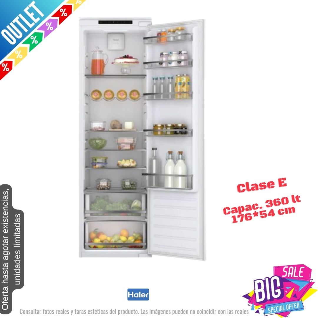 Frigorífico Haier blanco 1 puerta 176*54cm (026361) OUTLET