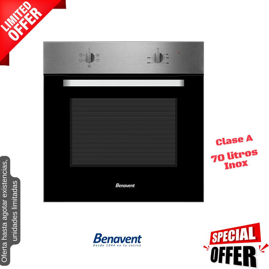 Horno Benavent inox convencional 70lt HCBM700X OFERTA