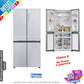 Frigorífico Americano Haier inox 4 puertas 181*83cm HCR3818ENMM OUTLET