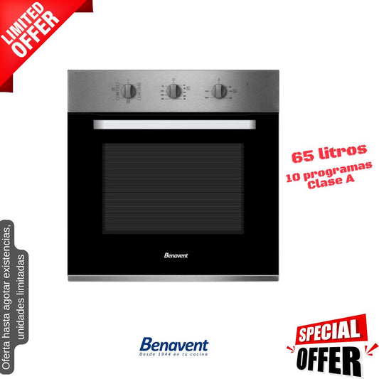 Horno Benavent inox multifunción 65lt HMBM702X OFERTA