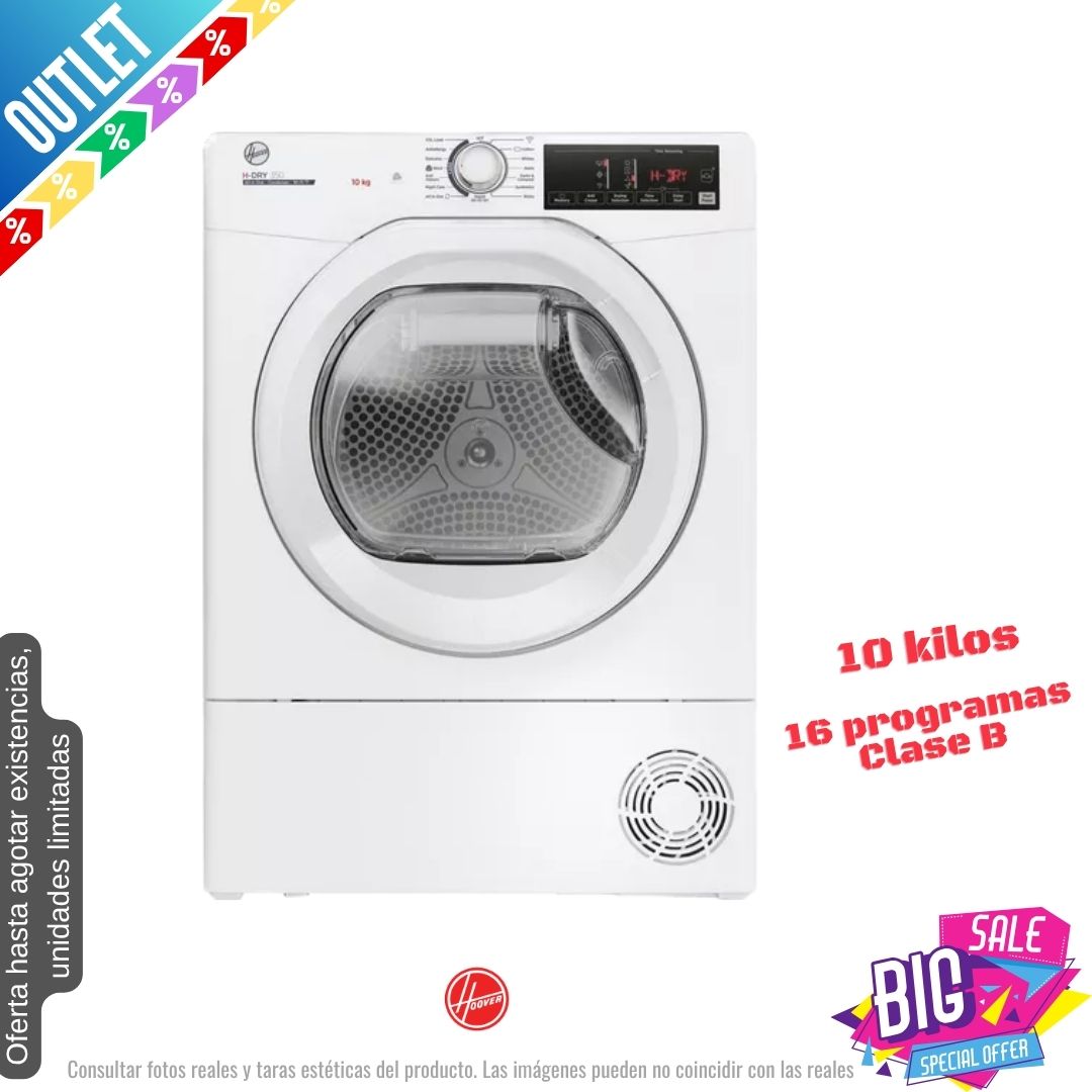 Secadora Hoover 10kg condensación blanca (026260) OUTLET