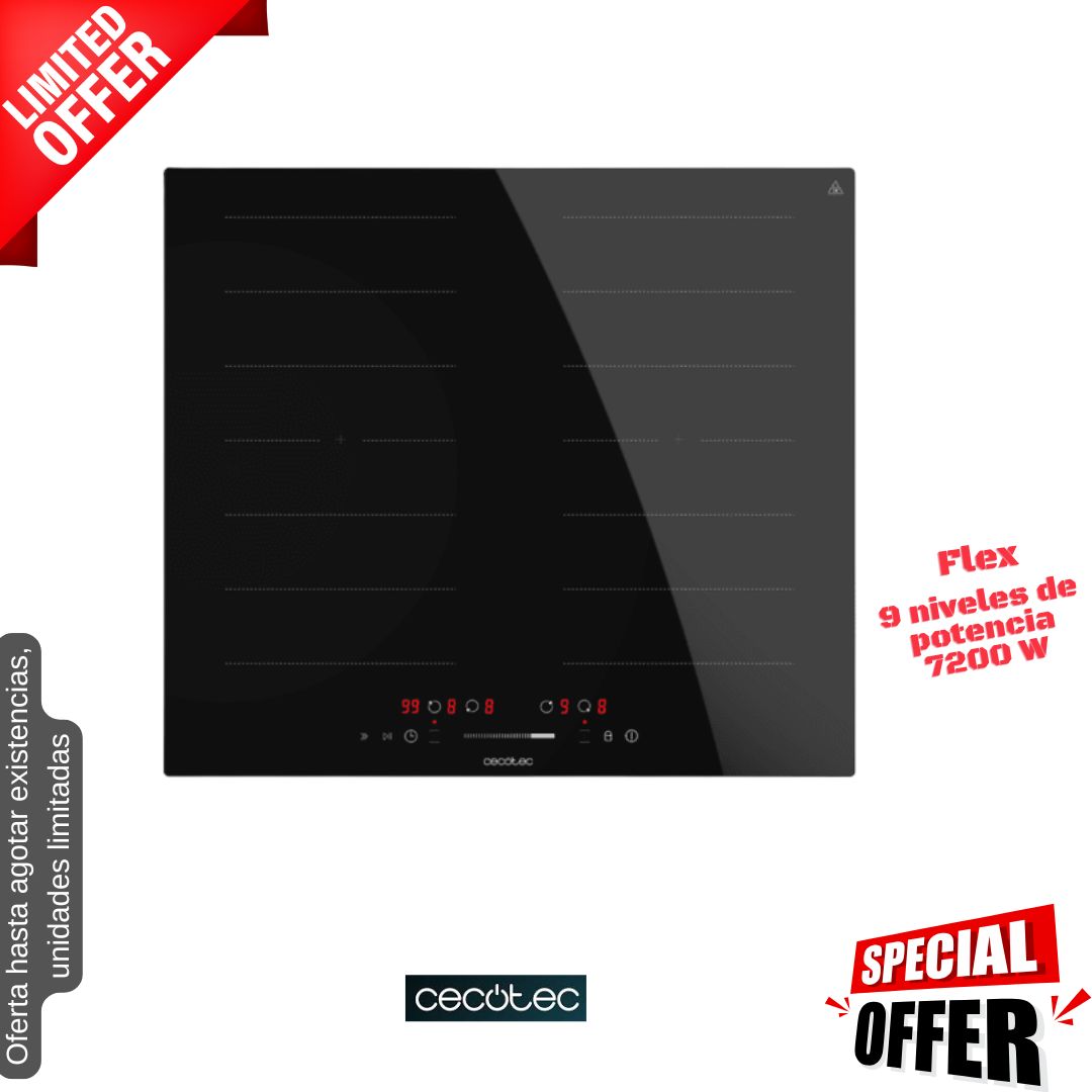 Placa Inducción Cecotec flex (026186) OFERTA