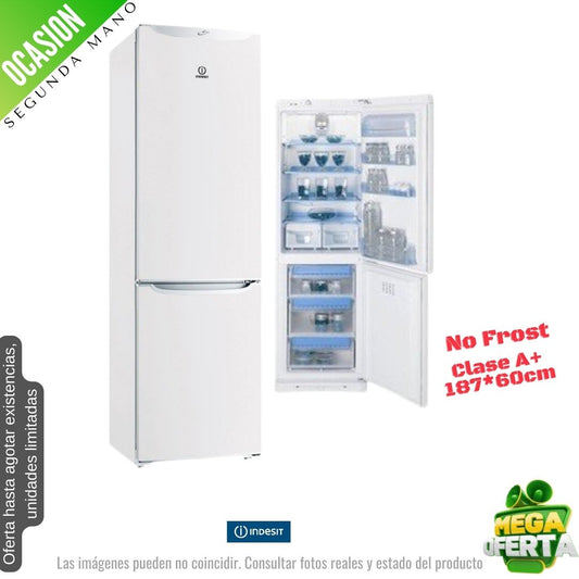 Frigorífico combi Indesit blanco 187*60cm IB34AAF OCASION