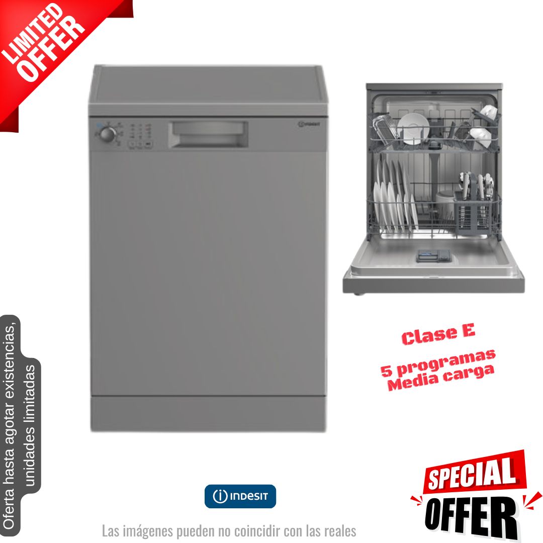 Lavavajillas Indesit inox 60cm 13 cubiertos (026310) OFERTA