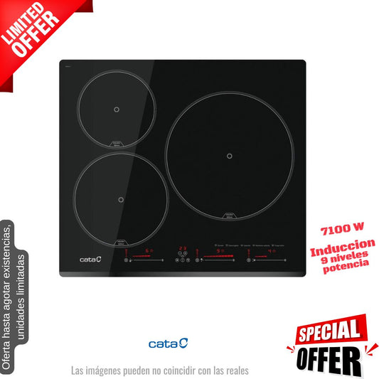 Placa inducción Cata 3 fuegos (026401) OFERTA