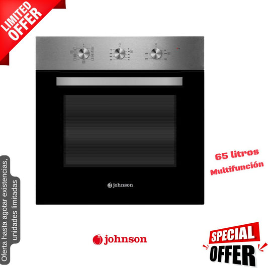 Horno Johnson inox multifunción 65lt JOR65X OFERTA
