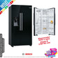 Frigorífico americano Bosch negro 179*91cm (026373) OUTLET