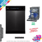 Lavavajillas Kenwood inox grafito 60cm  15 servicios KDW60T23 OUTLET