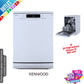 Lavavajillas Kenwood blanco 60cm 14 servicios KDW60W23 OUTLET