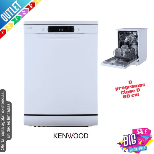 Lavavajillas Kenwood blanco 60cm 14 servicios KDW60W23 OUTLET