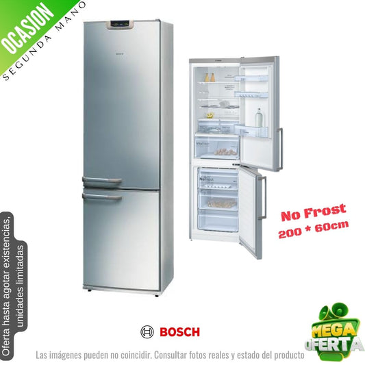 Frigorífico combi Bosch inox 200*60cm KGU36170EU OCASION