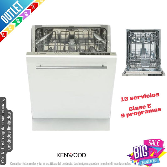 Lavavajillas Kenwood integración 60cm 13 cubiertos (026320) OUTLET