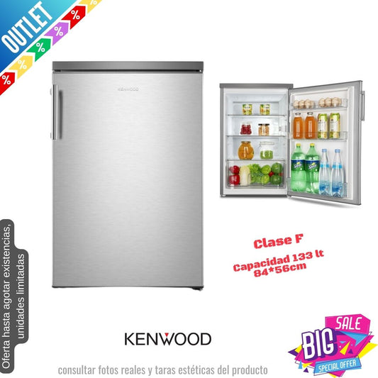 Frigorífico Kenwood inox 1 puerta 84*56cm KUL55X20 OUTLET