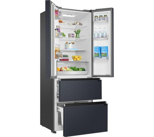 Frigorífico francés Haier negro 190*70cm HFR5719ENPB OUTLET