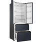 Frigorífico francés Haier negro 190*70cm HFR5719ENPB OUTLET