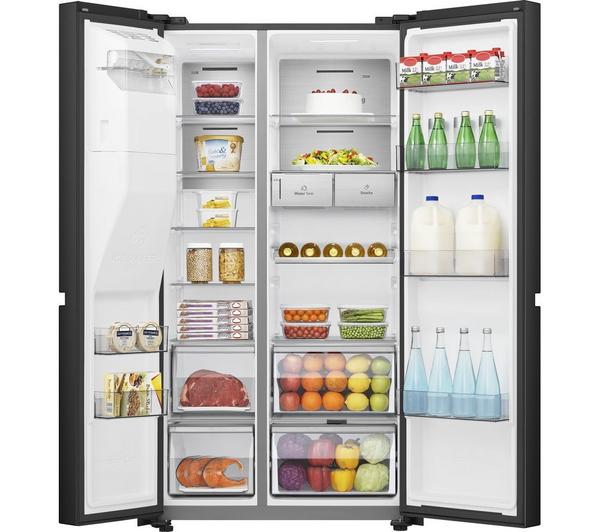 Frigorífico americano Hisense negro RS818N4IFE OUTLET