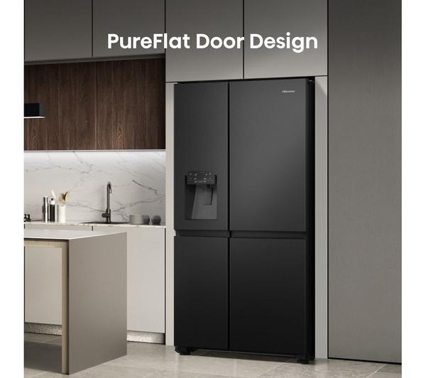 Frigorífico americano Hisense negro RS818N4IFE OUTLET